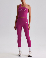 Soft Energy Action One Shoulder Top Pink